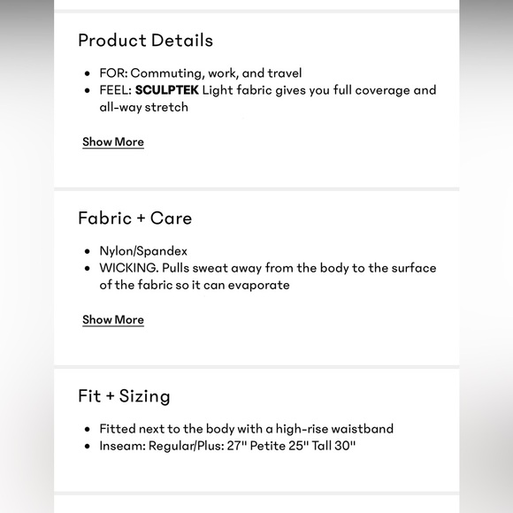 NWT Athleta Delancey Moto Tight - Picture 5 of 6